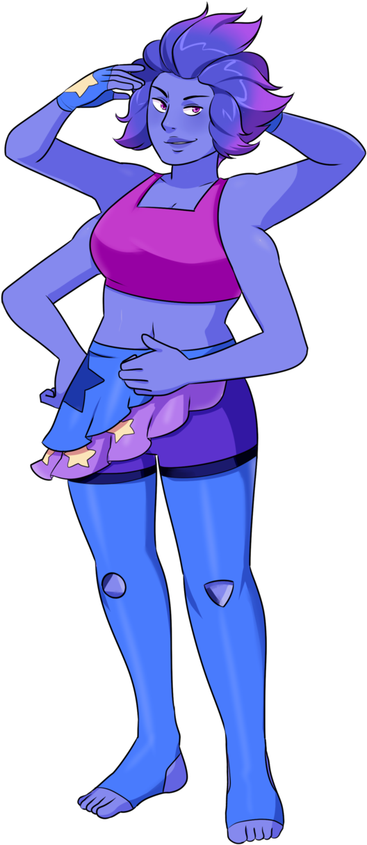 Blueberry Quartz By Lymerikk - Cartoon (642x1244)