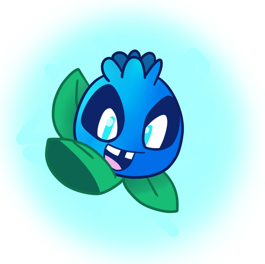 Electric Blueberry By Mariojoe11 - Plants Vs. Zombies (882x877)