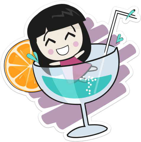 Very Thankful For A Short Breather While Mum Is Home - Cartoon (520x520)