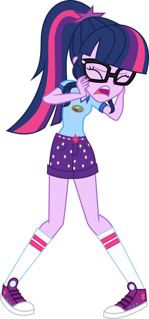 Twilight Super Scared By Uponia - Legend Of Everfree Twilight (611x1307)