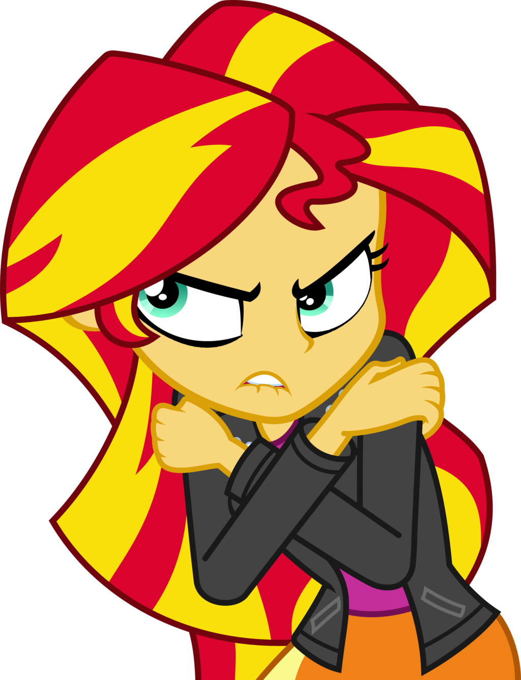 Sunset Shimmer By Digitbrony - Mad Sunset Shimmer (1024x1337)