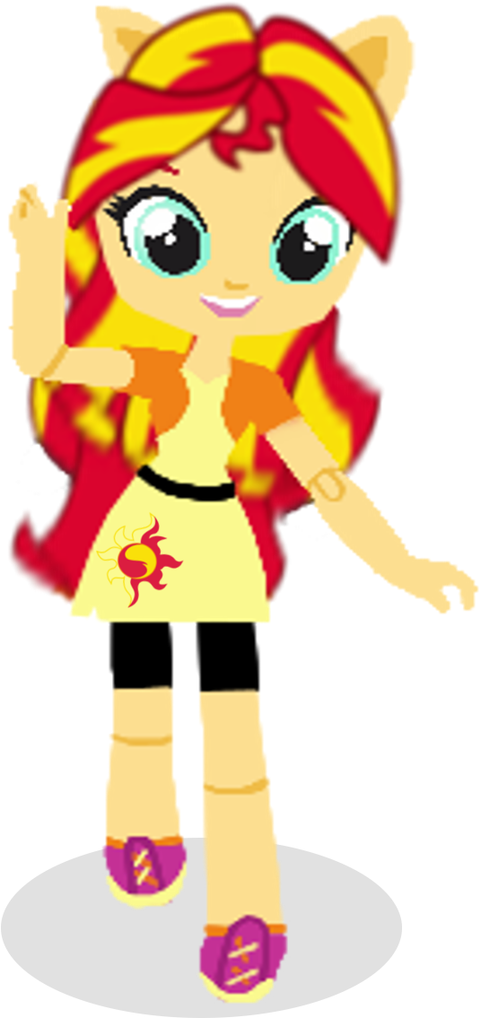 My Little Pony Equestria Girl Sunset Shimmer Doll - Sunset Shimmer (669x1193)