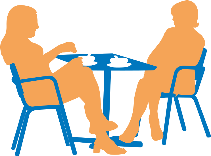 Meeting Clipart Next Step - Sitting (827x827)