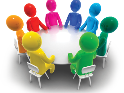 Meeting Clipart Study Group - Multiple Streams Of Income: Because Living Off (400x300)