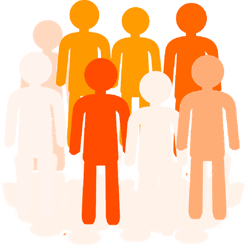 Association, Community, Group, Meeting, People - Population Clip Art (800x800)