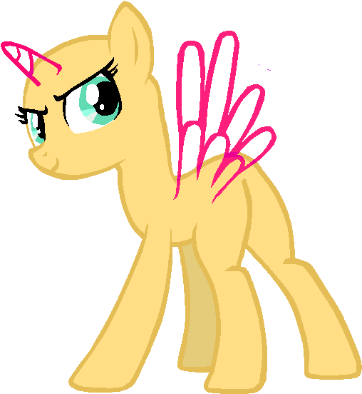 Mlp Sunset Shimmer Pony Base (625x580)