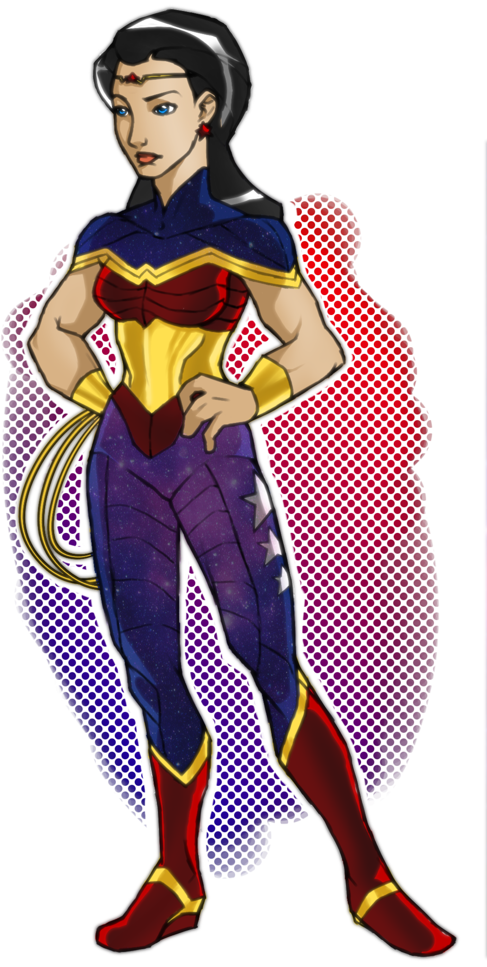 Wonder Woman Costume Redesign By Glory-day - Wonder Girl Costume Redesign (1024x2045)
