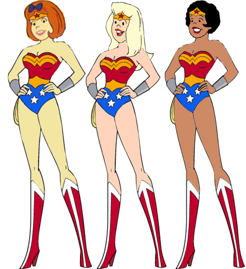 Wonder Woman Elsa Youtube Anna Belle - Josie Melody And Valerie (855x935)