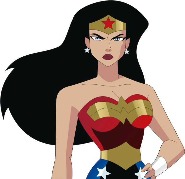 Wonder Woman Dcau 2 - Wonder Woman Vector Art (757x728)