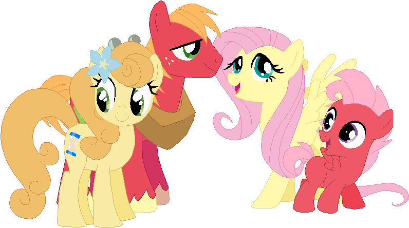 Fluttershy X Big Mac - Fluttershy X Big Macintosh (802x451)