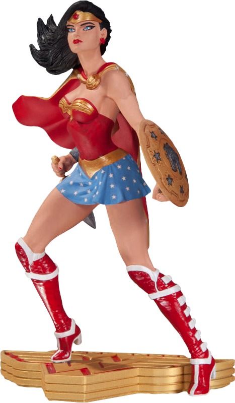 The Art Of War 7" Statue By Dc Comics - Dc Collectibles Wonder Woman (467x800)