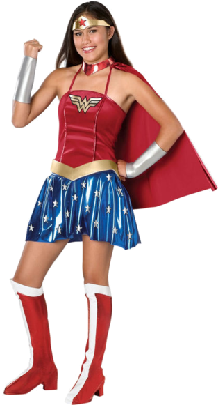 Child Dawn Of Justice Wonder Woman Age 9 Costume - Wonder Woman Costumes For Tweens (366x580)