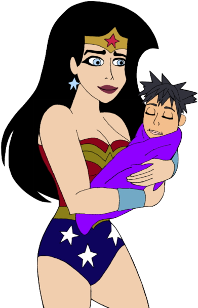 Wonder Woman Holding Vanitas By Renthegodofhumor - Wonder Woman (400x617)