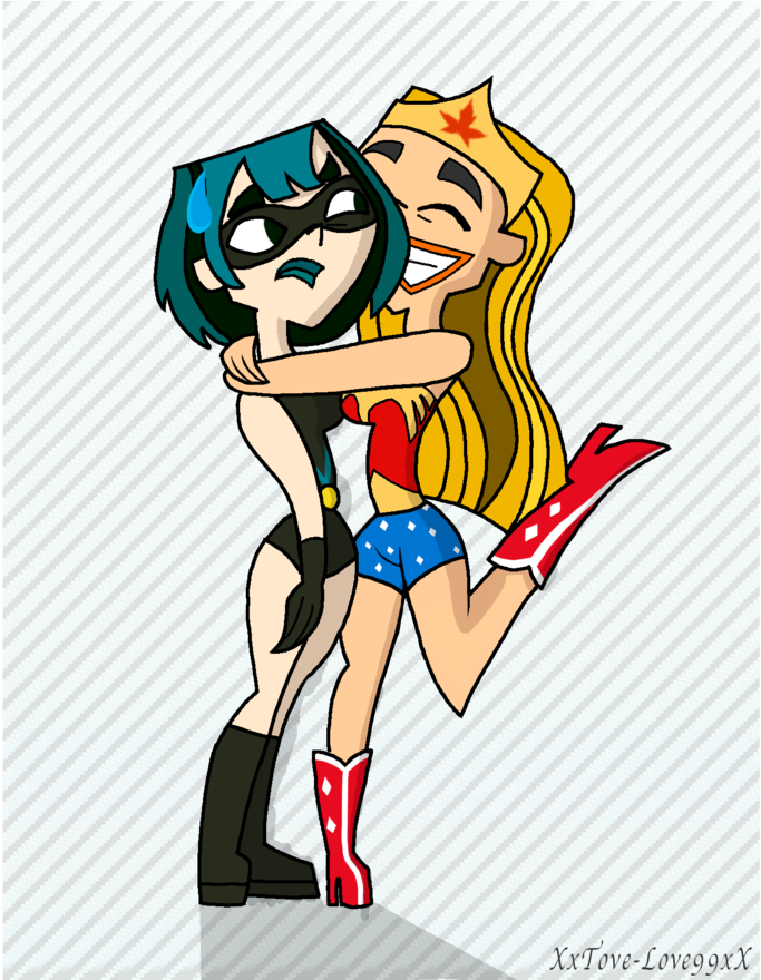 Vanish Goth And Wonder Woman By Xxtove-love99xx - Cartoon (1024x879)