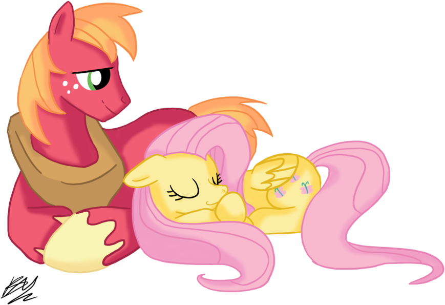 Big - Fluttershy X Big Macintosh (900x632)