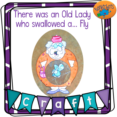 There Was An Old Lady Who Swallowed A Fly Craft - There Was An Old Lady Who Swallowed A Fly Craft (400x400)