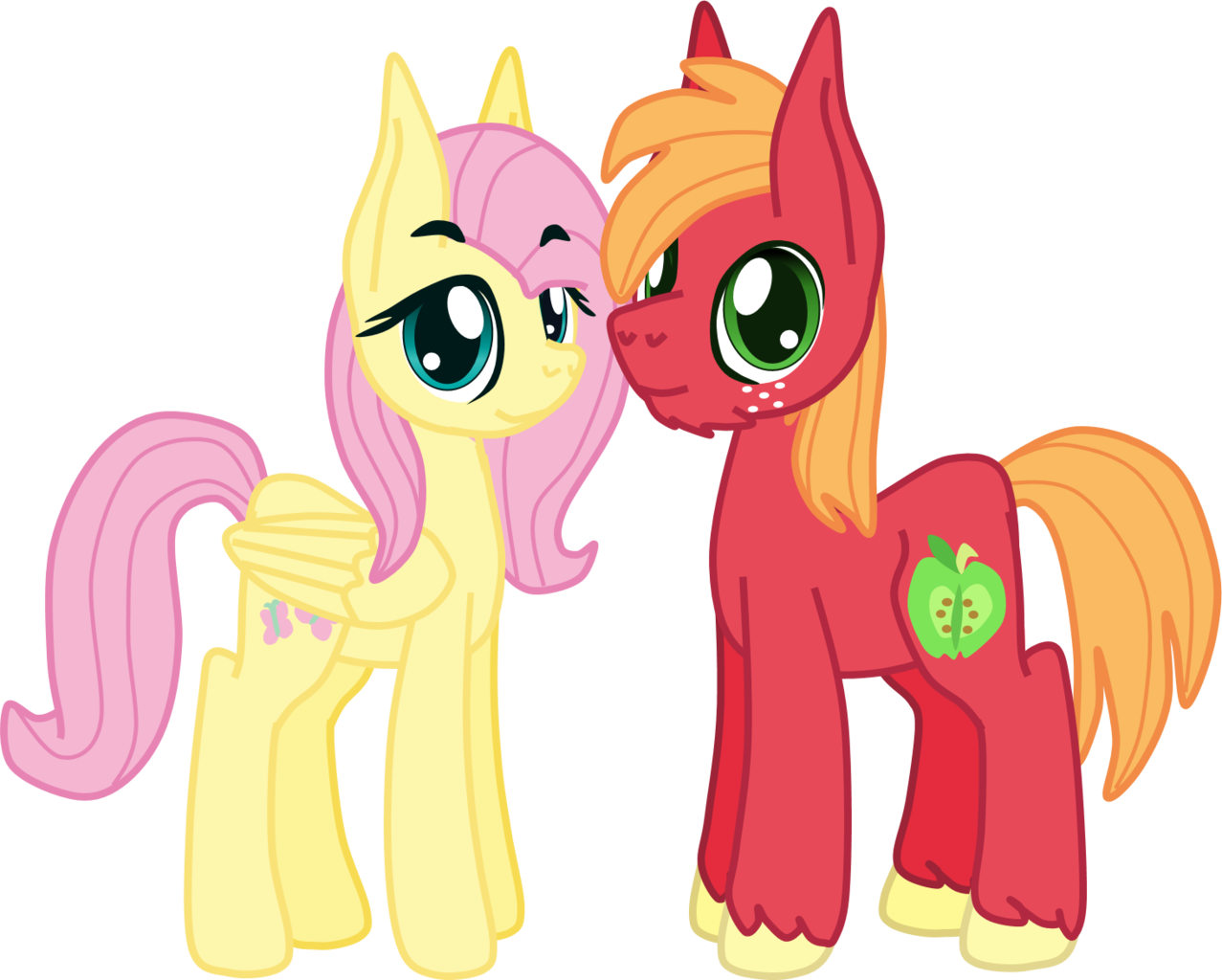 Magnesium Oxide, Big Macintosh, Female, Fluttermac, - Cartoon (1277x1024)