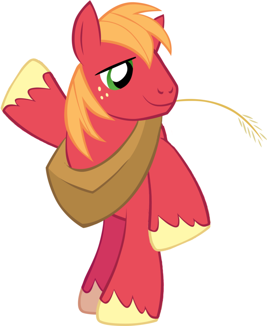 Armpony, Big Macintosh, Bipedal, Edit, /mlp/, Pony, - Cartoon (900x1082)