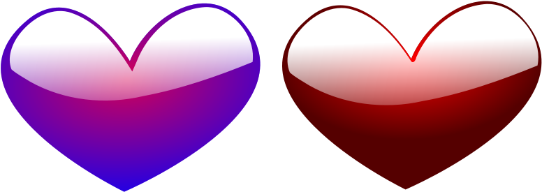 Get Notified Of Exclusive Freebies - Purple And Red Heart (800x287)