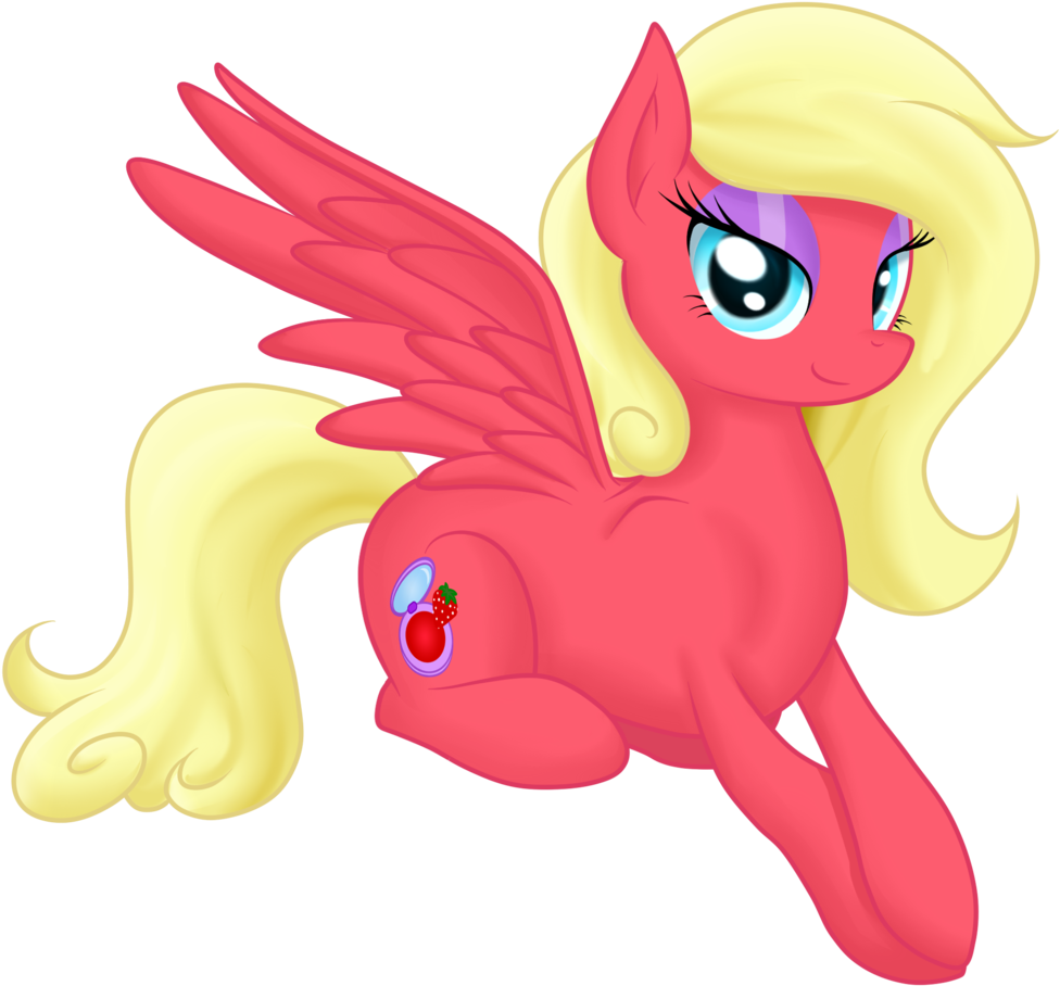 Strawberry Blush My Little Pony - My Little Pony Png (1024x949)