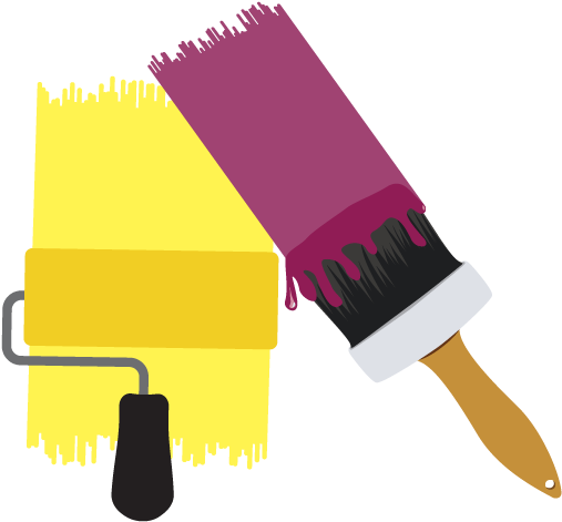 Painting Icon - Paint Roller Icon Png (512x512)