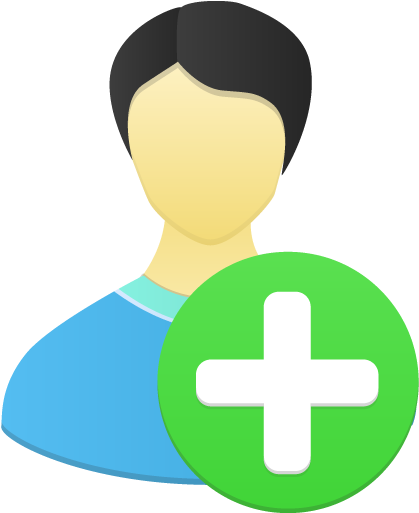 Male User Add Icon - Add User Icon Png (512x512)