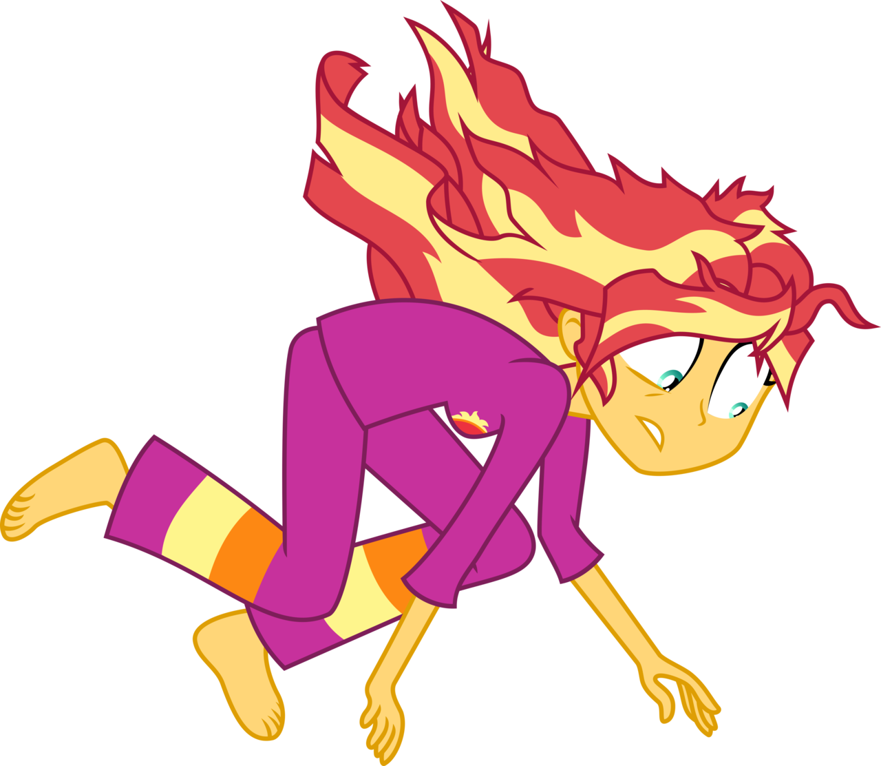 Gosh No By Aqua-pony - My Little Pony: Equestria Girls (1280x1112)