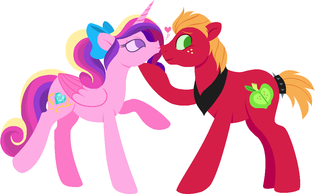 Big Mac/princess Cadance - Big Mac And Cadence (1225x794)