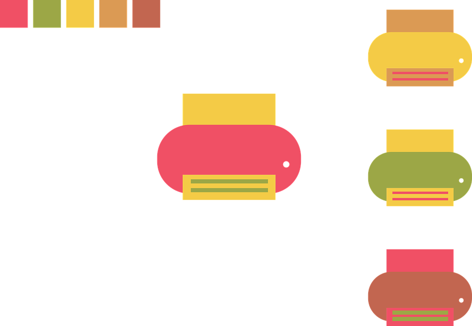 Icon, Print, Print Icon, Web, Design, Symbol, Set, - Print Icon (960x664)