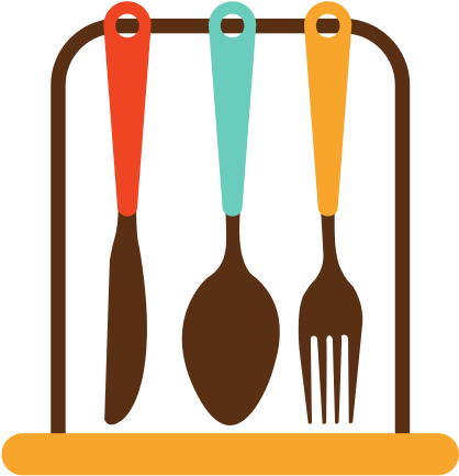 Kitchen Set Cutlery Tools Home Icon - Tool (550x550)