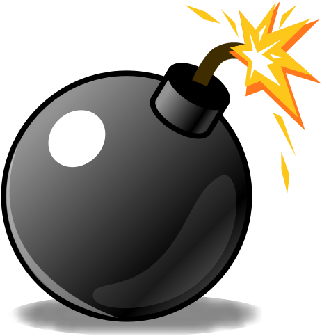 Pin Bomb Clipart Transparent - Bomb Emoji (512x512)