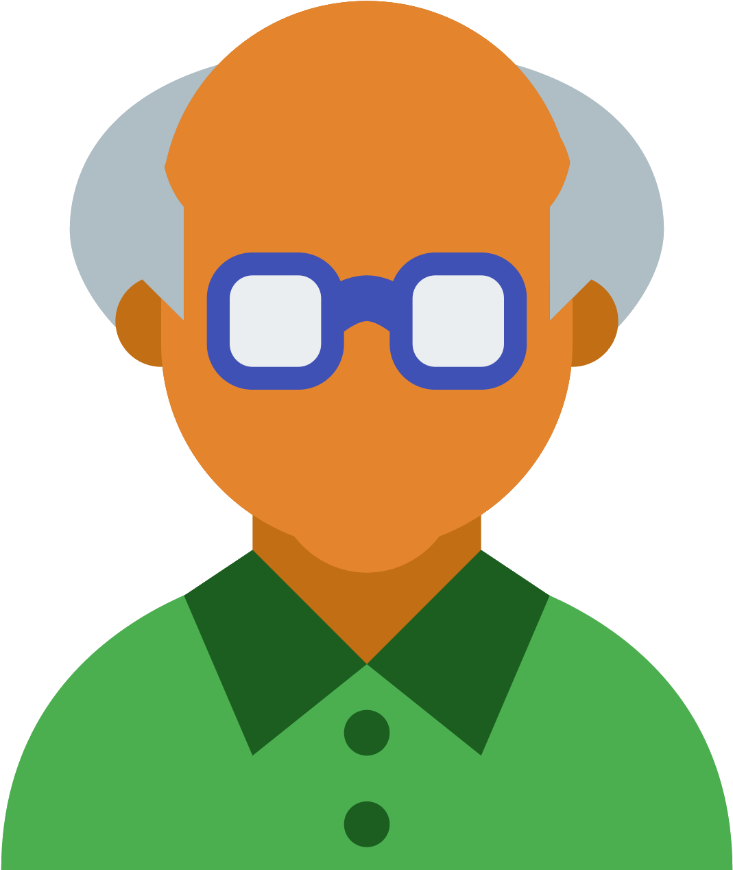 Senior Citizen Icon - Elder Citizen Icon (1600x1600)