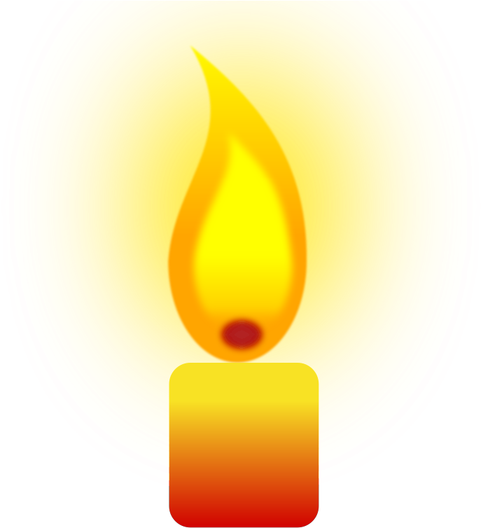 Candle Flame Clipart - Candle Clipart Transparent Background (800x800)