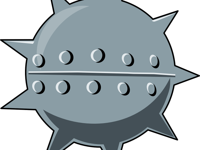Bomb Clipart Landmine - Naval Mine Png (640x480)