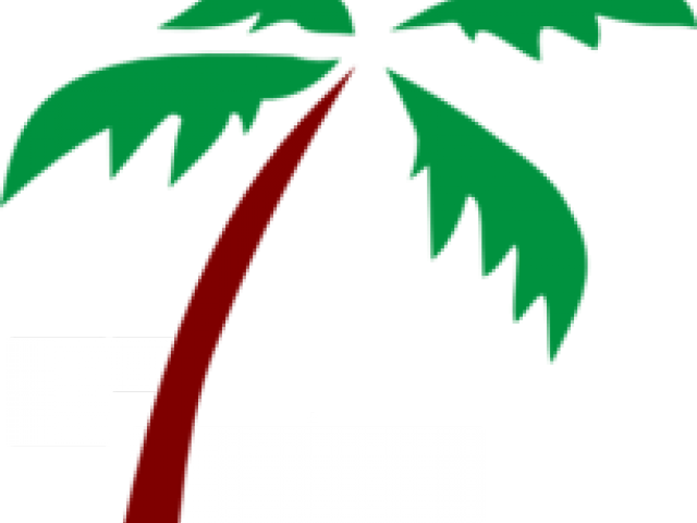 Palm Tree Clipart Pohon Kelapa - Clip Art (640x480)