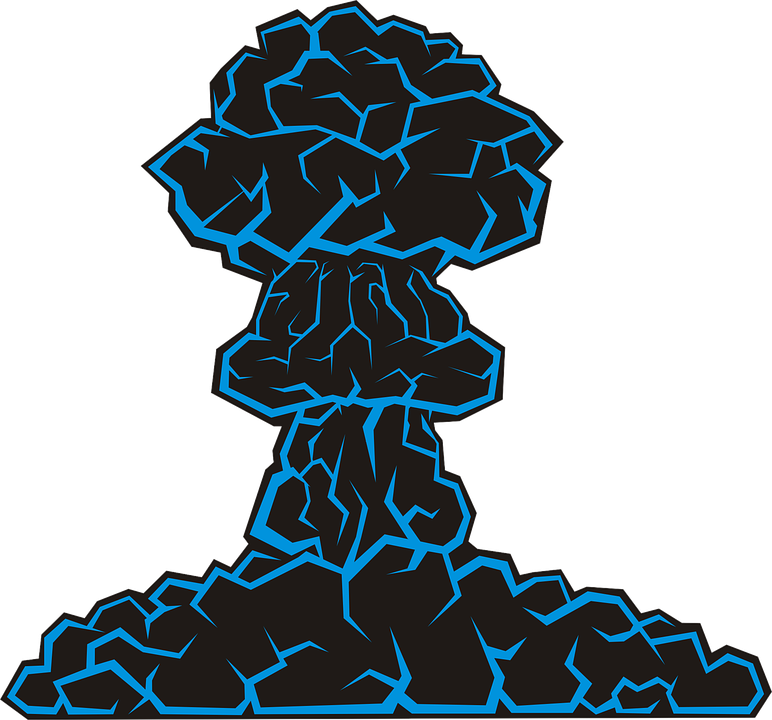 Atomic Bomb Clipart 21, Buy Clip Art - Mushroom Cloud Clip Art (772x720)