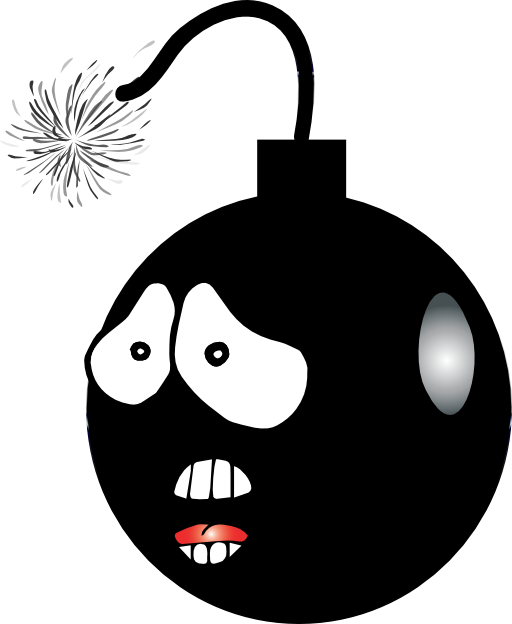 Bomb Icon - Bomb (512x624)