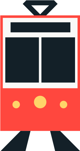 Tram Emoji - Trolley (512x512)