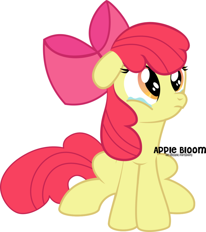 Apple Bloom Crying By Oobrushstrokeoo - Mlp Apple Bloom Crying (843x948)