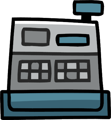 Cash Register Su - Scribblenauts Money Png (379x409)