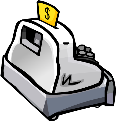 Rooms Shop 2006 Cash Register - Cartoon Cash Register Png (440x440)