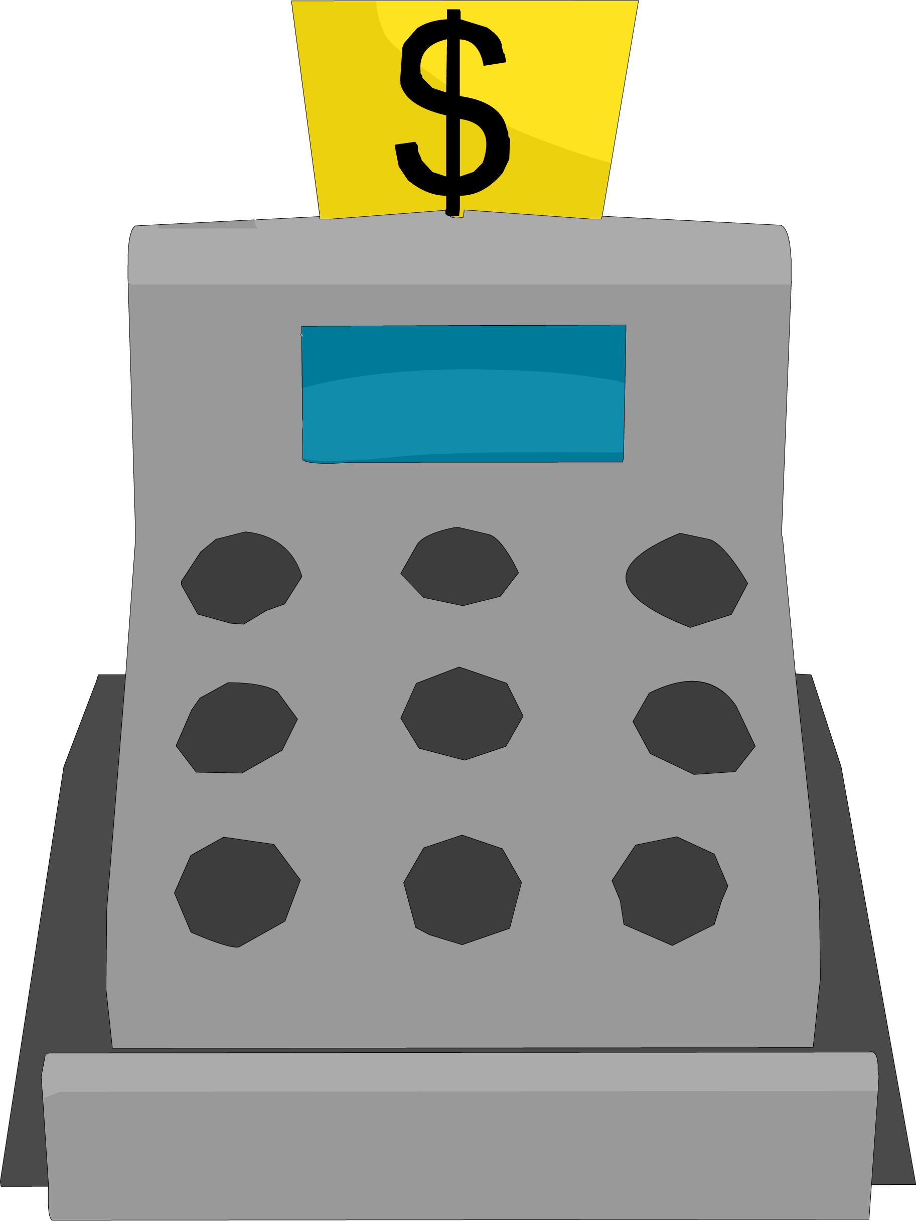 Cash Register - Png - Club Penguin Cash Register (1826x2433)
