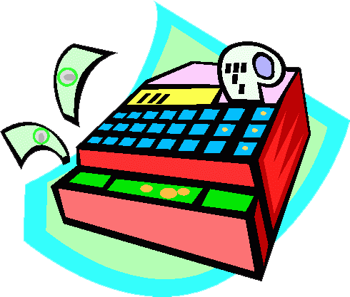 Cash Register Clipart - Cash Drawer Clip Art (490x417)