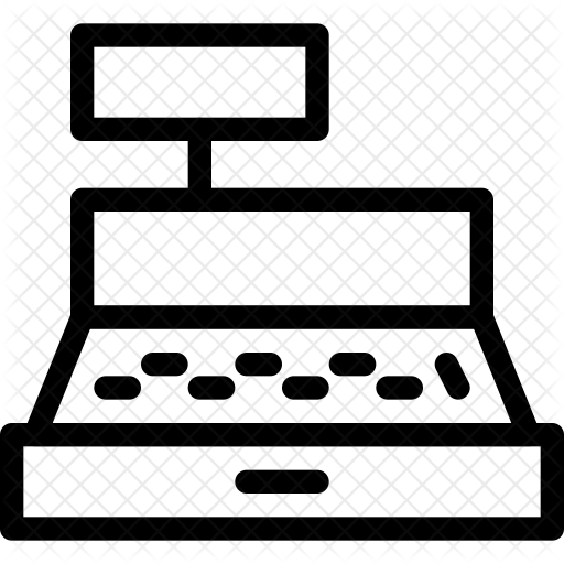 Cash Register Icon - E-commerce (512x512)