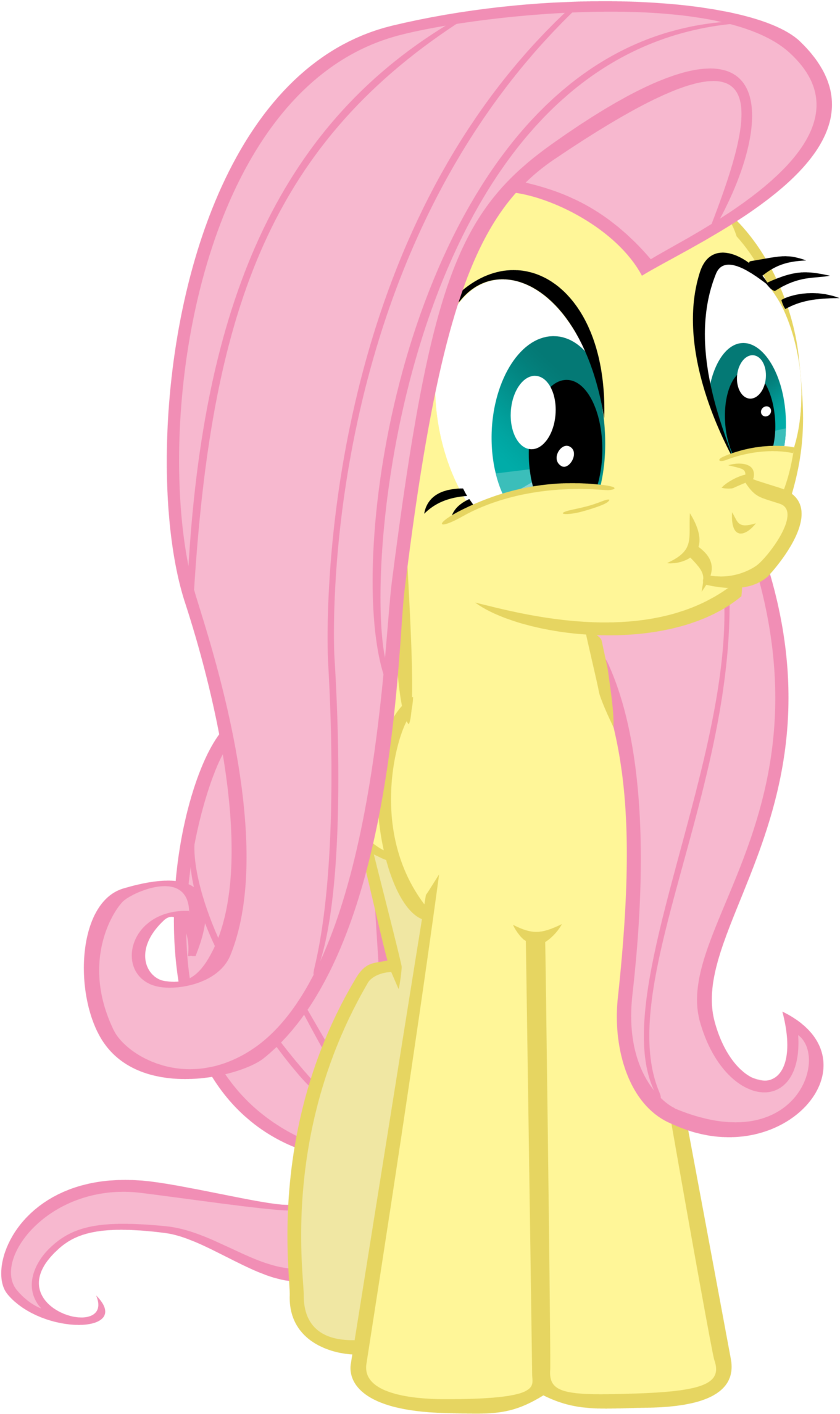 Fluttershy Rarity Twilight Sparkle Pink Nose Facial - My Little Pony Fluttershy Laugh (1600x2448)