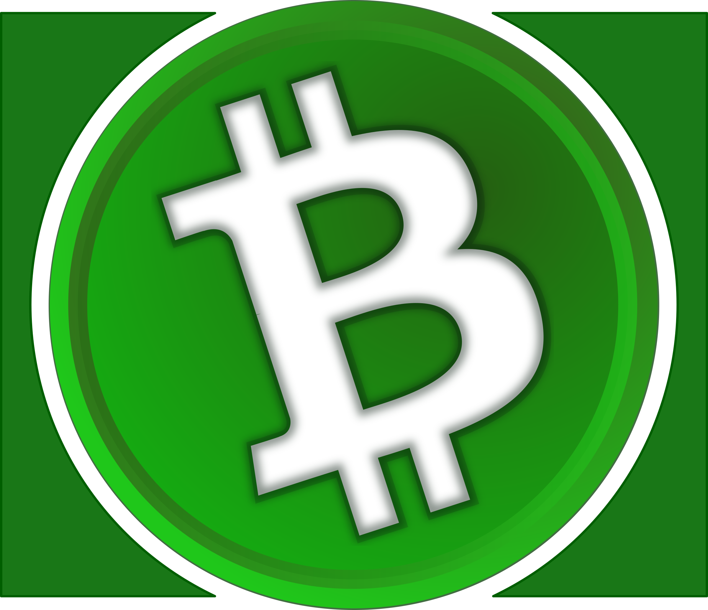 Big Image - Bitcoin Cash Logo Svg (2400x2070)