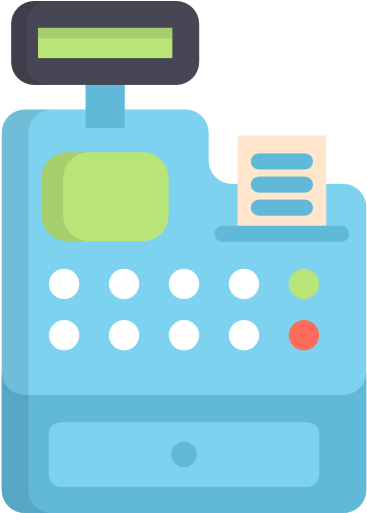 Cash Register Free Icon - Icon Caja Registradora Png (512x512)