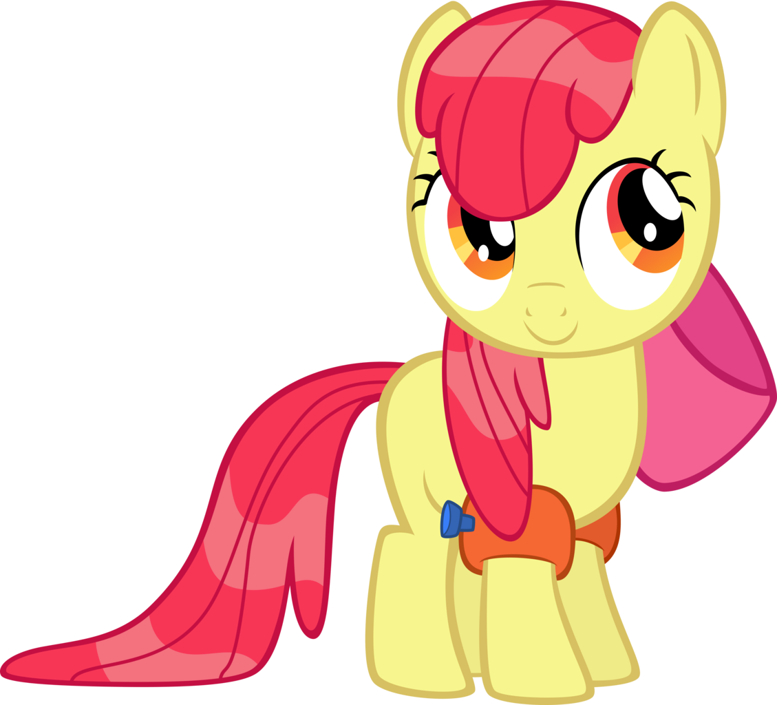 Adorabloom, Apple Bloom, Artist - Cartoon (1129x1024)