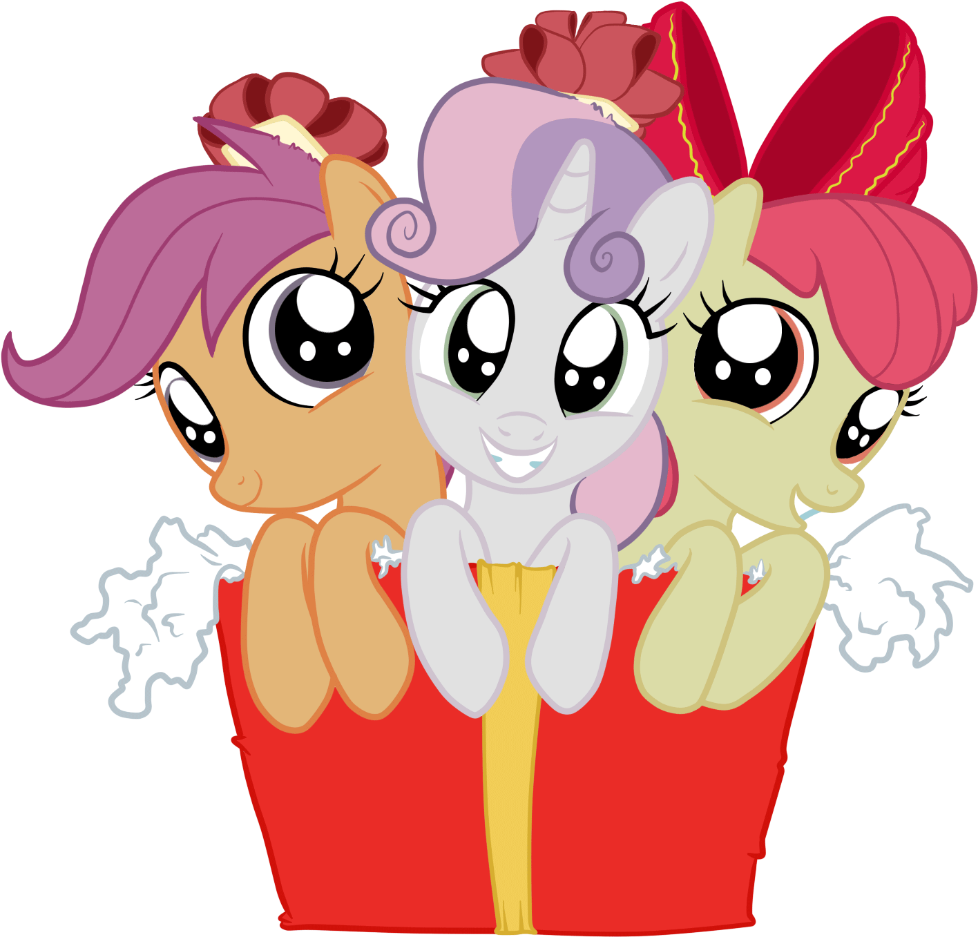 Pony Apple Bloom Pink Red Facial Expression Mammal - Cartoon (1500x1500)