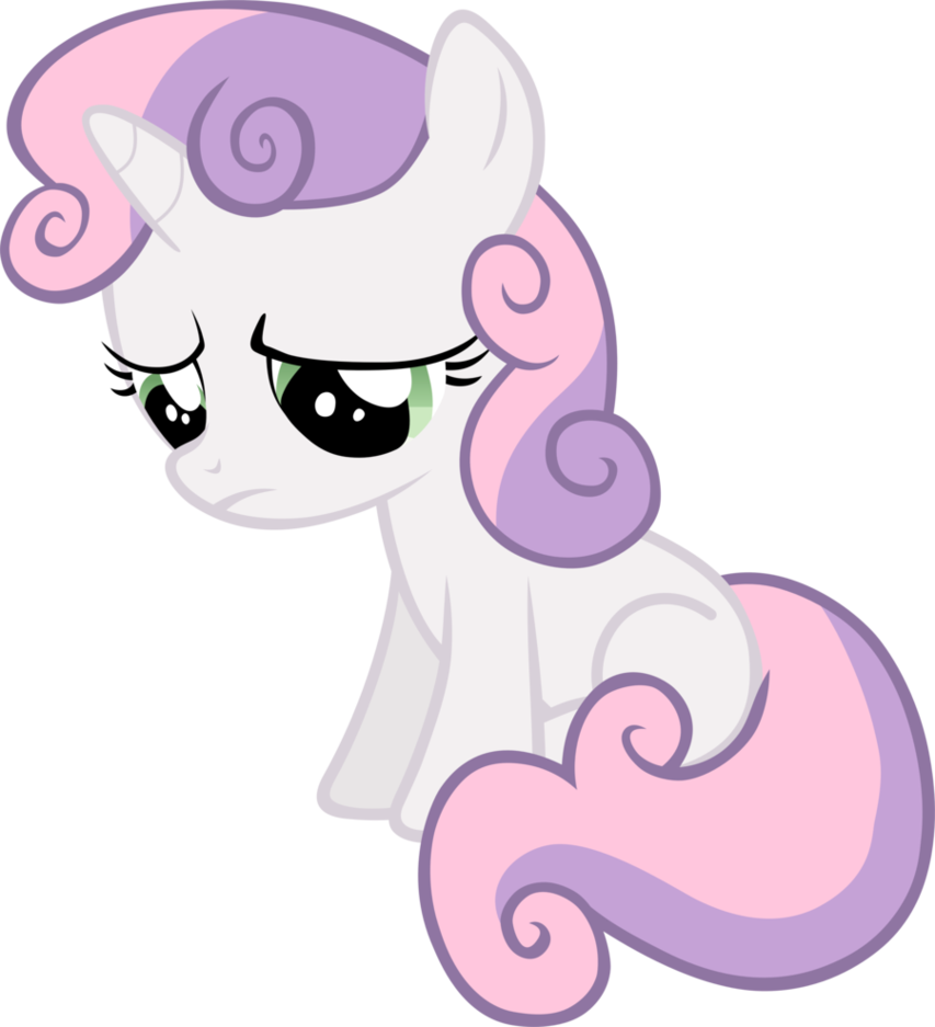 Hidden Voices - My Little Pony Sweetie Belle (853x937)